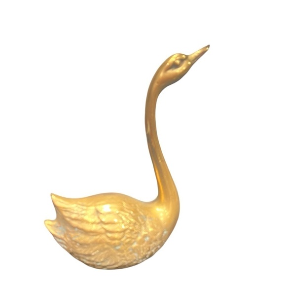 Large Brass Swan approx 8inches - Picture 2 of 3